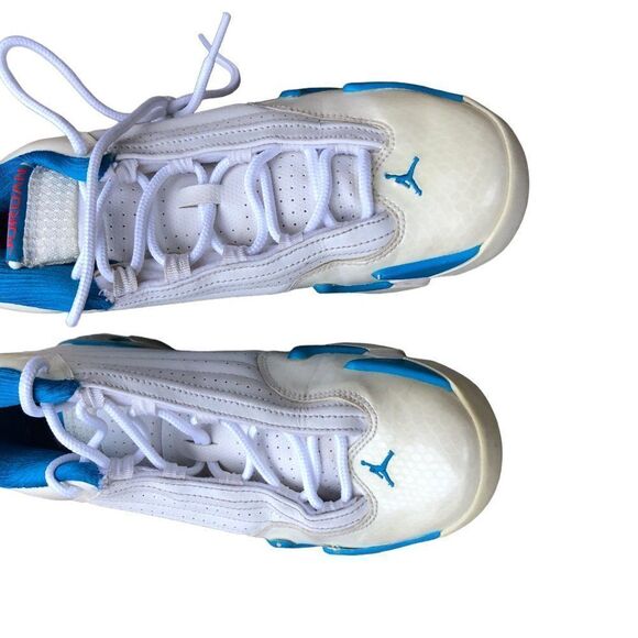 RARE 2011 Air Jordan 14 Retro Neptune Blue Size 7.5 - Picture 11 of 15
